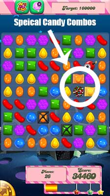 Candy Crush saga cheats - level 98