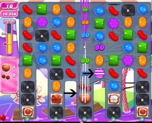 Candy Crush saga cheats - level 664