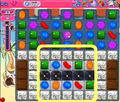 Candy Crush saga cheats - level 123