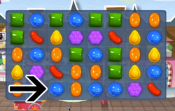 Candy Crush saga cheats - level 1