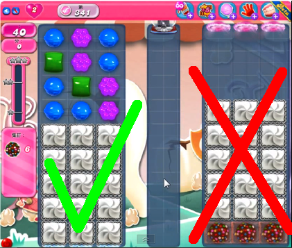 Candy Crush saga cheats - level 341