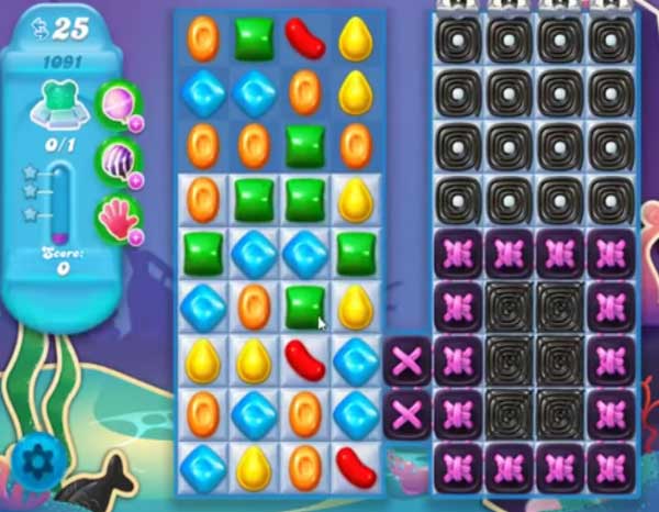 Candy Crush soda cheats - level 1091