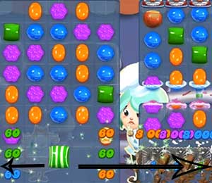 Candy Crush saga cheats - level 364