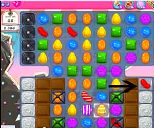 Candy Crush saga cheats - level 107