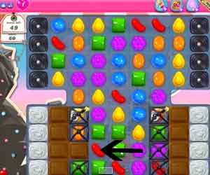 Candy Crush saga cheats - level 107