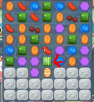 Candy Crush saga cheats - level 26