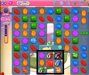 Candy Crush saga cheats - level 204