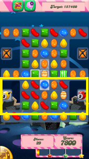 Candy Crush saga cheats - level 109