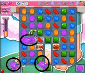 Candy Crush saga cheats - level 279