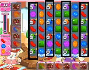 Candy Crush saga cheats - level 455