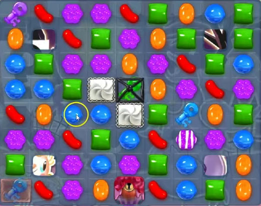 Candy Crush saga cheats - level 711