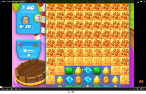 Candy Crush soda cheats - level 130