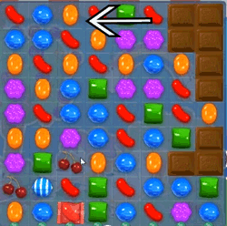 Candy Crush saga cheats - level 62