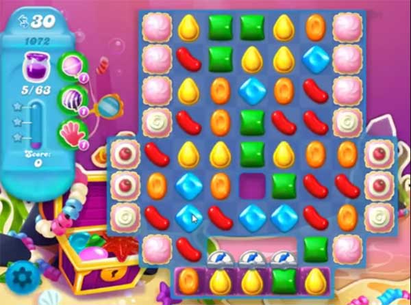 Candy Crush soda cheats - level 1072