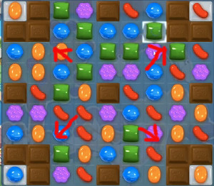 Candy Crush saga cheats - level 63