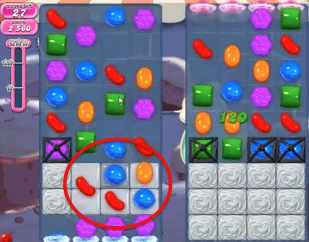 Candy Crush saga cheats - level 353