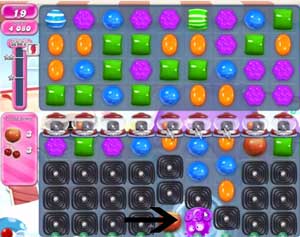 Candy Crush saga cheats - level 611