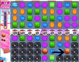 Candy Crush saga cheats - level 611