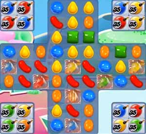 Candy Crush saga cheats - level 258
