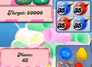 Candy Crush saga cheats - level 258