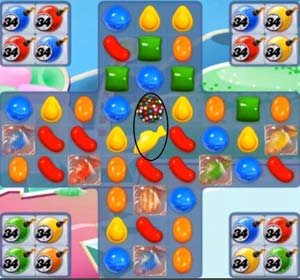 Candy Crush saga cheats - level 258