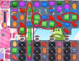 Candy Crush saga cheats - level 493