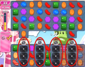 Candy Crush saga cheats - level 493