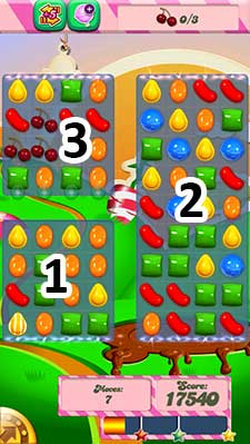Candy Crush saga cheats - level 76