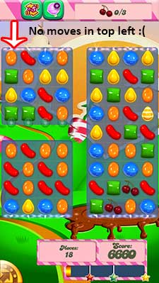 Candy Crush saga cheats - level 76