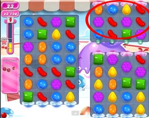 Candy Crush saga cheats - level 614