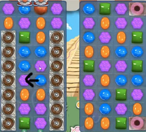 Candy Crush saga cheats - level 331