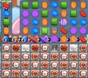 Candy Crush saga cheats - level 562