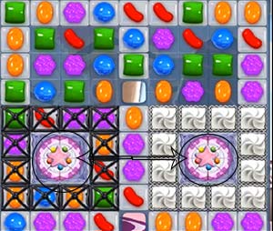 Candy Crush saga cheats - level 381