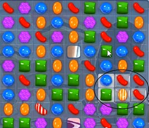 Candy Crush saga cheats - level 381