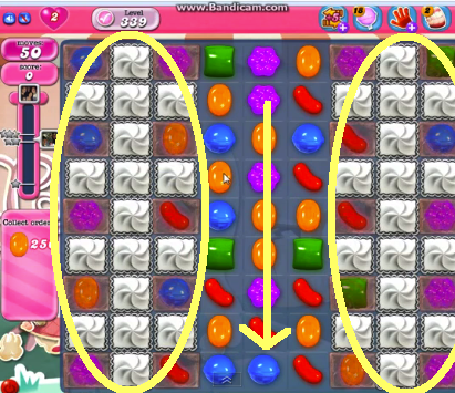 Candy Crush saga cheats - level 339