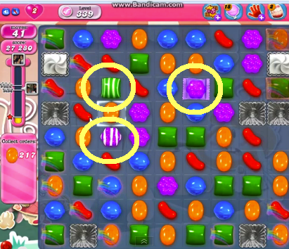 Candy Crush saga cheats - level 339