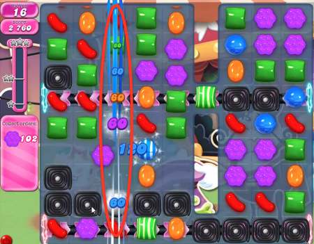 Candy Crush saga cheats - level 560