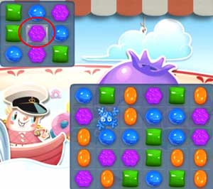 Candy Crush saga cheats - level 606